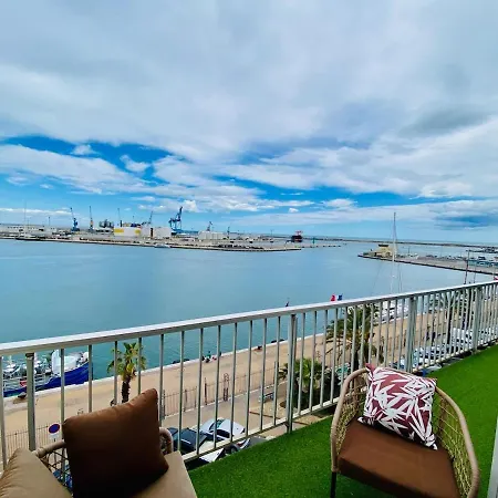 Appartement 'le Golfe' Vue Et Canal,parking, Clim, Au Centre