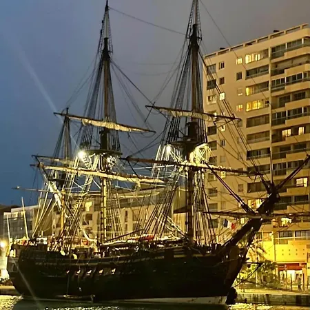 'le Golfe' Vue Et Canal,parking, Clim, Au Centre